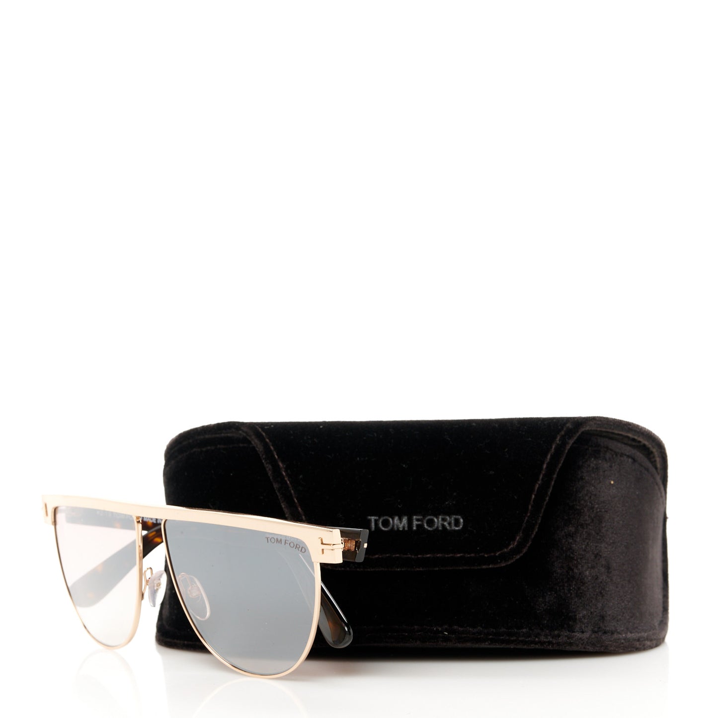 Stephanie Sunglasses TF570 Gold Havana