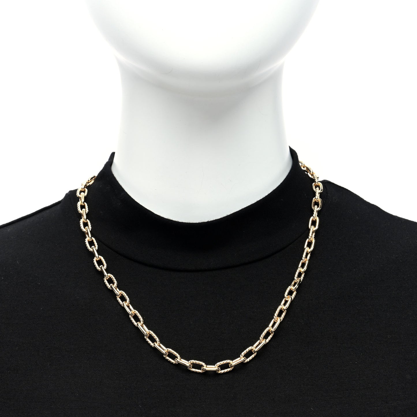 18K Yellow Gold 6mm Madison Chain Necklace