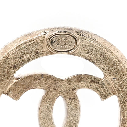 Chanel Pearl CC Round Earrings Gold 4 of 4