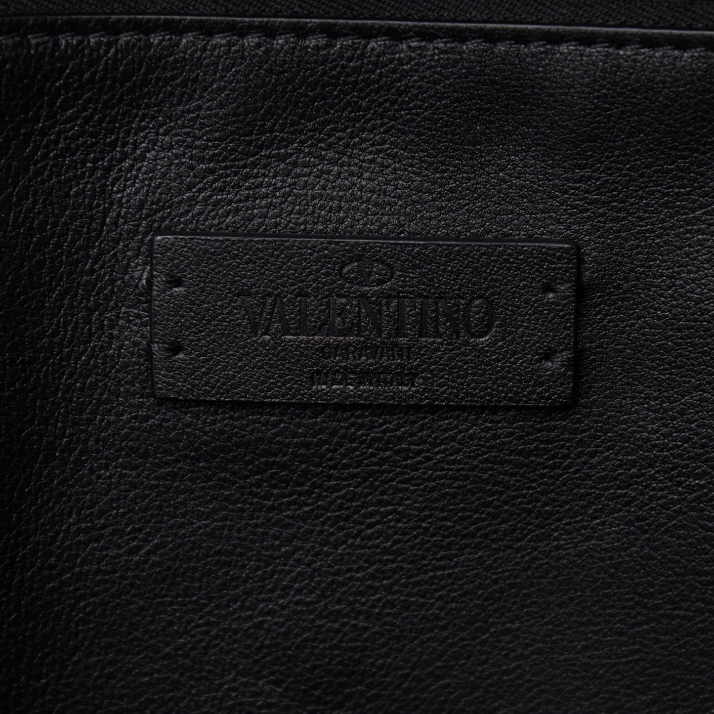 Calfskin VLOGO Backpack Black