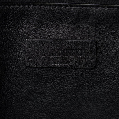 Valentino Garavani Calfskin VLOGO Backpack Black 8 of 8