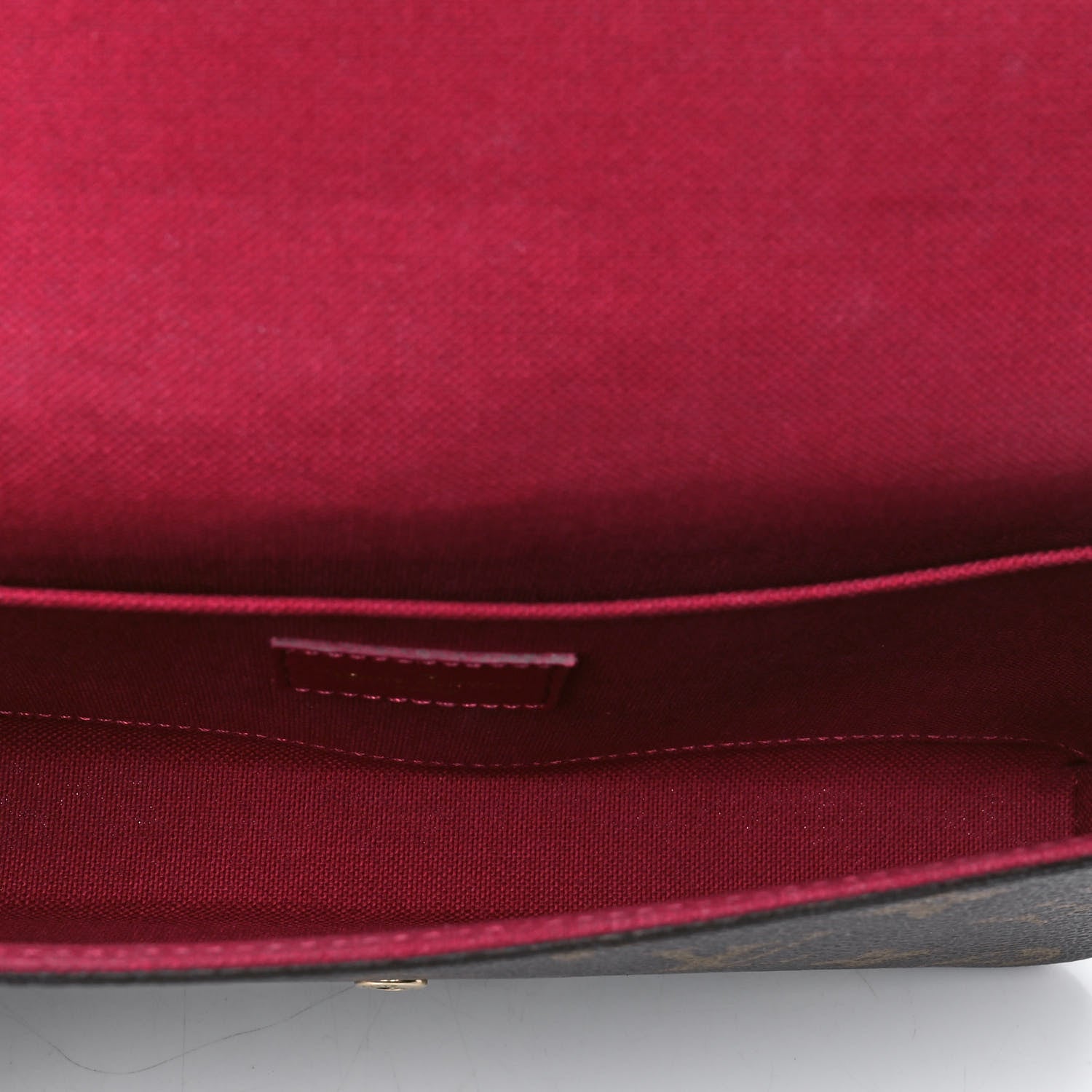 Louis Vuitton Monogram Pochette Felicie Chain Wallet Fuchsia 5 of 5