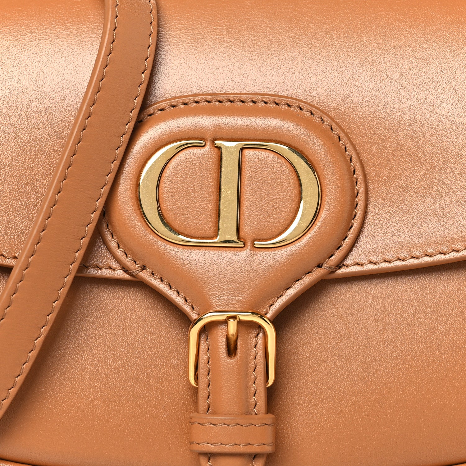 Christian Dior Box Calfskin East West Bobby Bag Cognac 6 of 8