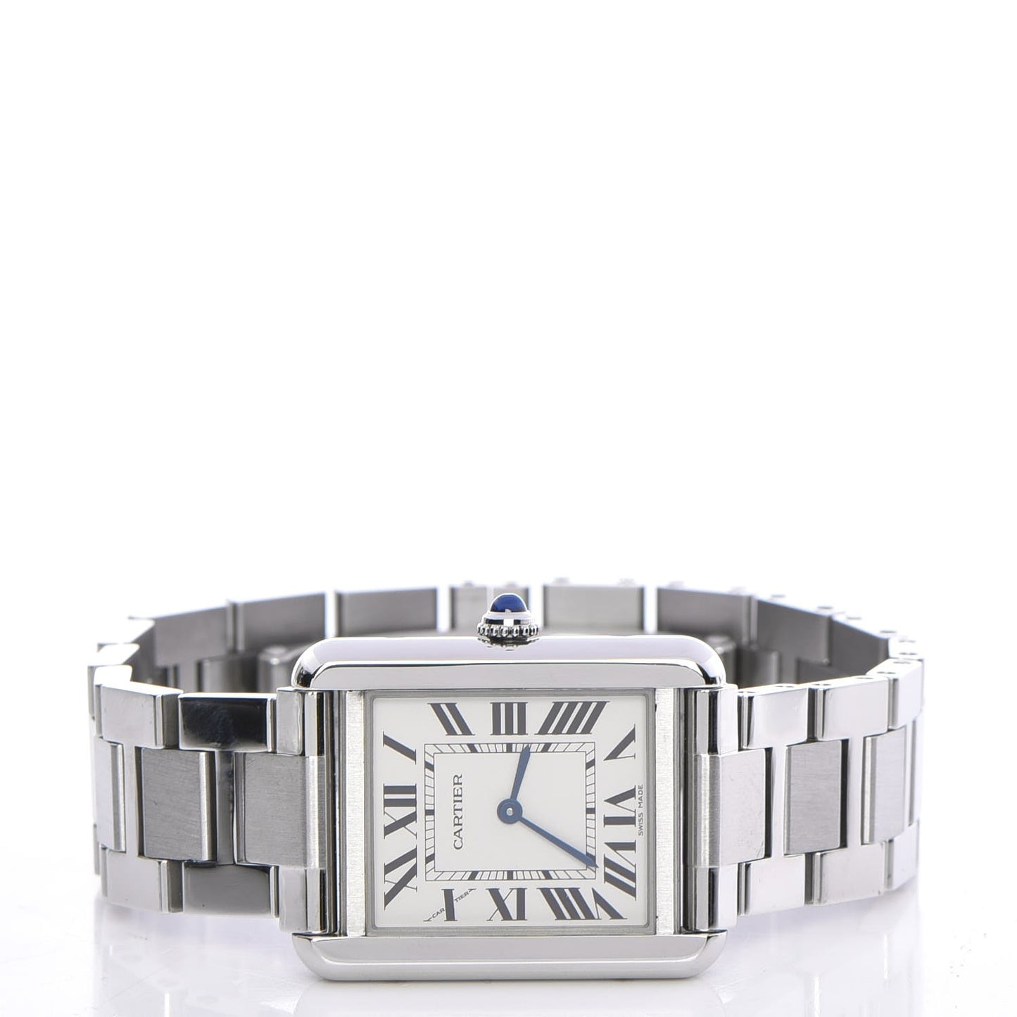 Stainless Steel 24mm Tank Solo Quartz Watch