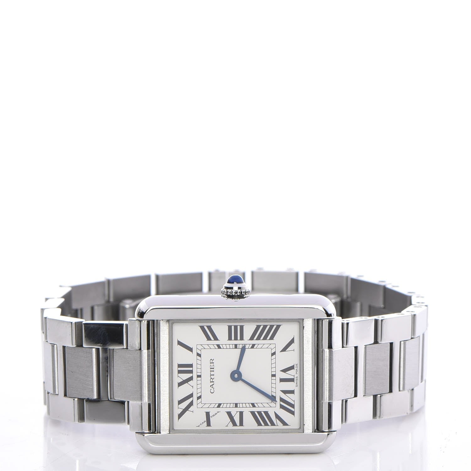 Cartier Stainless Steel 24mm Tank Solo Quartz Watch 3 of 13