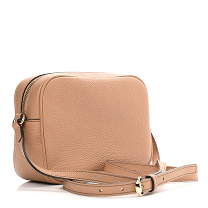 Gucci Pebbled Calfskin Small Soho Disco Bag Camelia 3 of 10