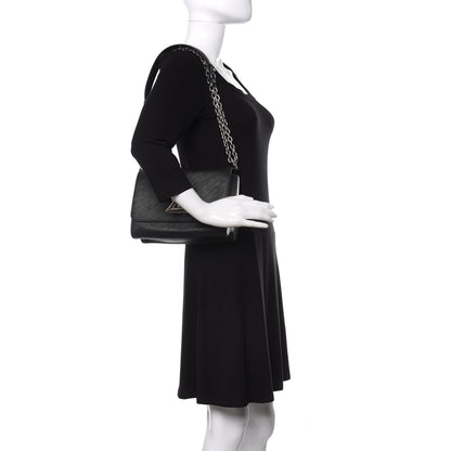 Louis Vuitton Epi Twist Shoulder Bag MM Black 2 of 11