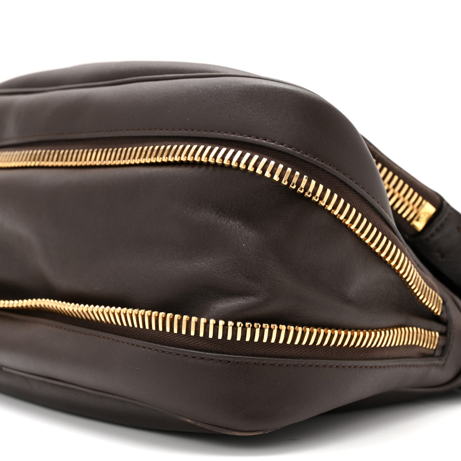 Tom Ford Grained Calfskin Medium Jennifer Crossbody Bag Brown 10 of 11