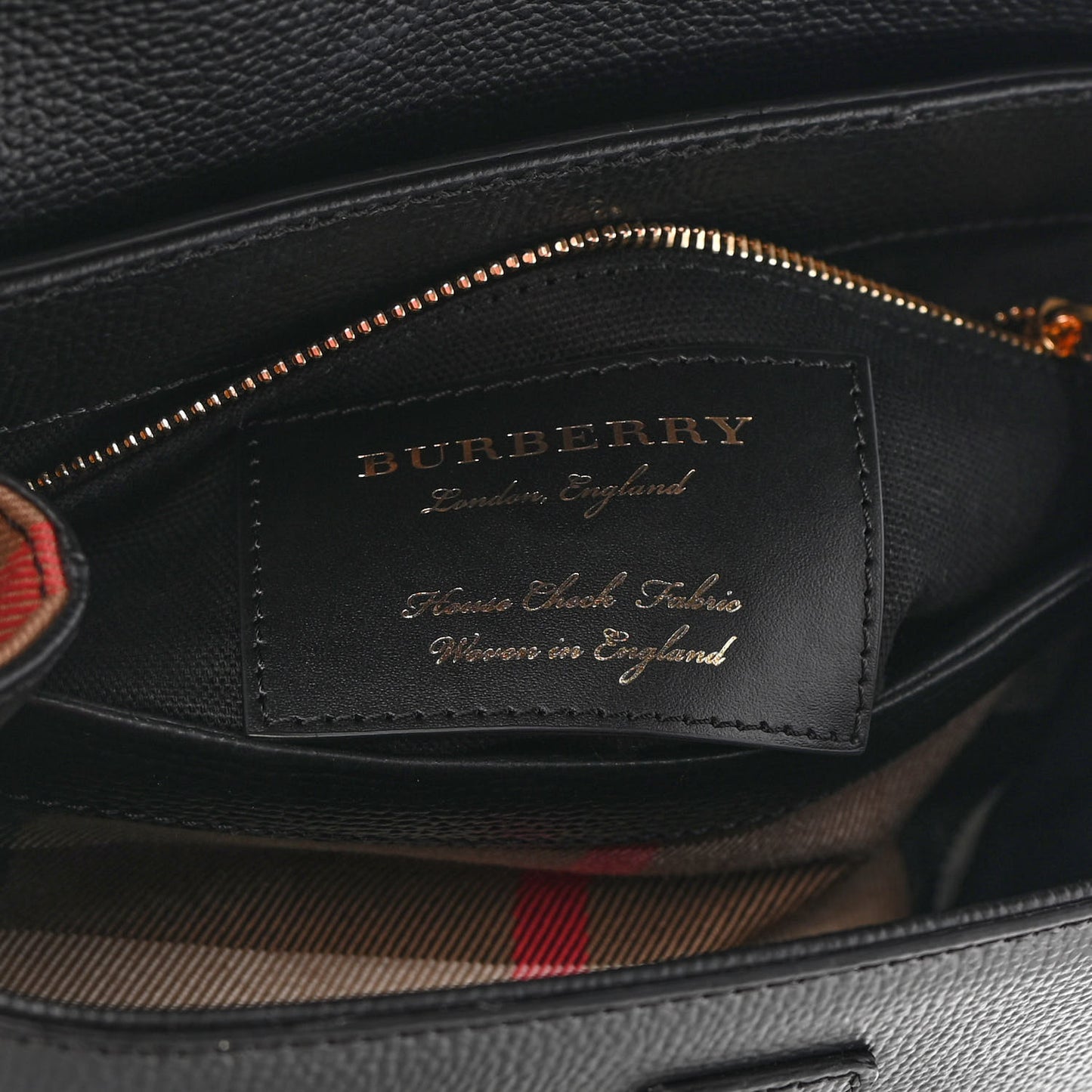 Derby Calfskin House Check Small Camberley Black