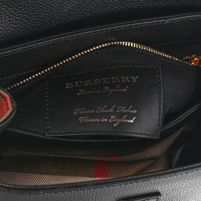 Burberry Derby Calfskin House Check Small Camberley Black 6 of 8