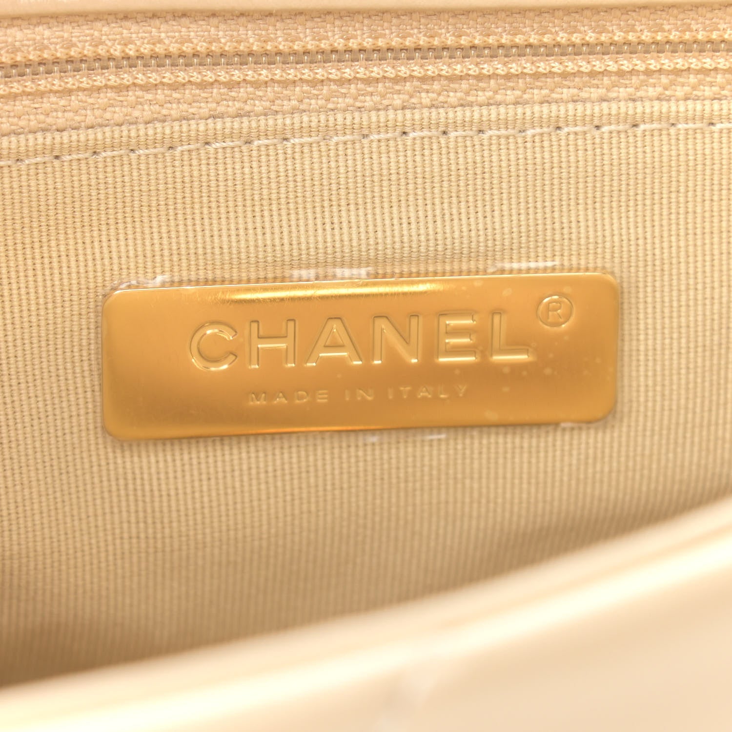 Chanel Lambskin Quilted Medium Chanel 19 Flap Light Beige 5 of 8