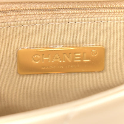 Chanel Lambskin Quilted Medium Chanel 19 Flap Light Beige 5 of 8