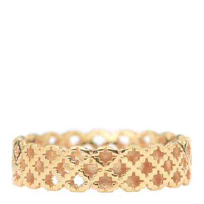 Gucci 18K Yellow Gold Thin Diamantissima Ring 53 6.25 3 of 5