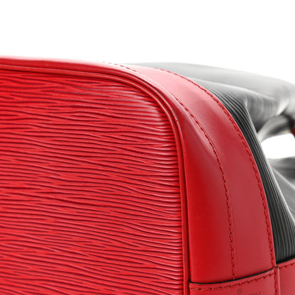 Louis Vuitton Epi Bi-Color Noe Castillan Red Black 11 of 15