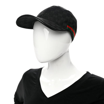 Gucci Monogram Web Baseball Hat L Black 2 of 8