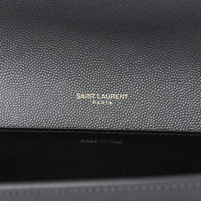 Saint Laurent Grain De Poudre Uptown Chain Wallet Storm 8 of 9