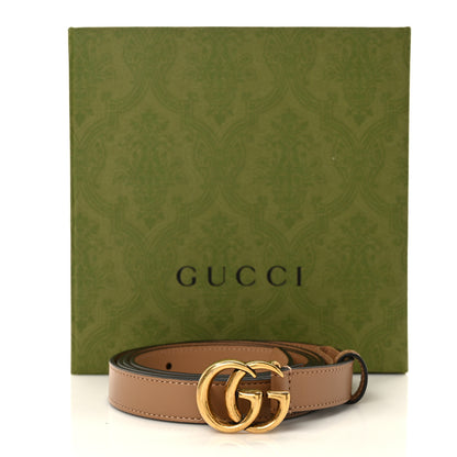 Gucci Calfskin Double G 20mm Belt 120 48 Porcelain Rose 5 of 5