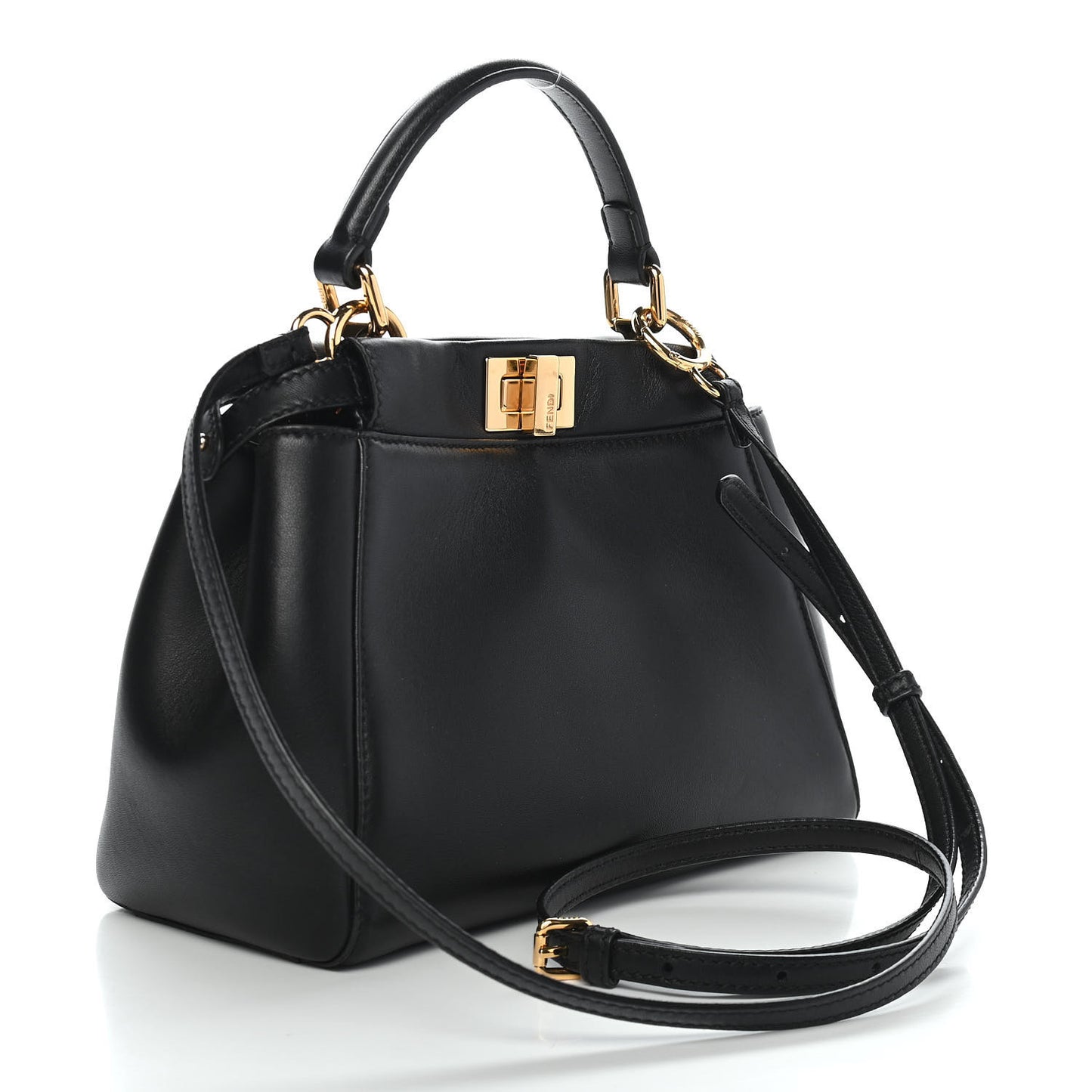 Nappa Mini Peekaboo Iconic Satchel Black