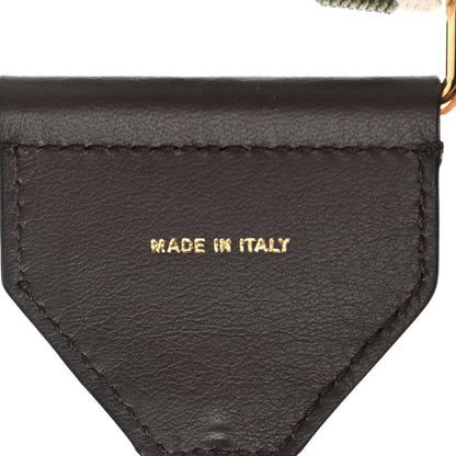Fendi Ribbon Vitello Century FF 1974 Adjustable Strap You Nuvola Verde Black 4 of 6