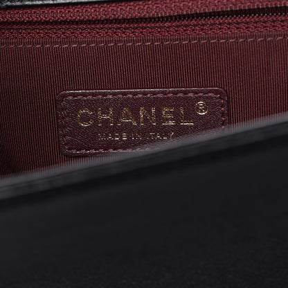 Chanel Goat Hair New Medium Celtic Boy Flap Black 6 of 11