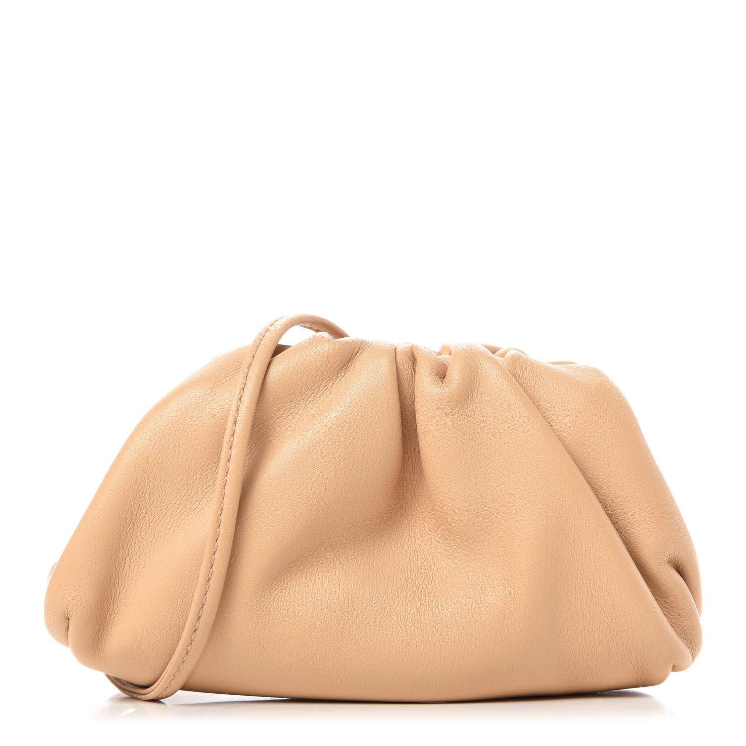 Bottega Veneta Butter Calfskin Coin Purse Almond 1 of 9