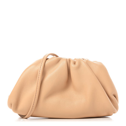 Bottega Veneta Butter Calfskin Coin Purse Almond 1 of 9