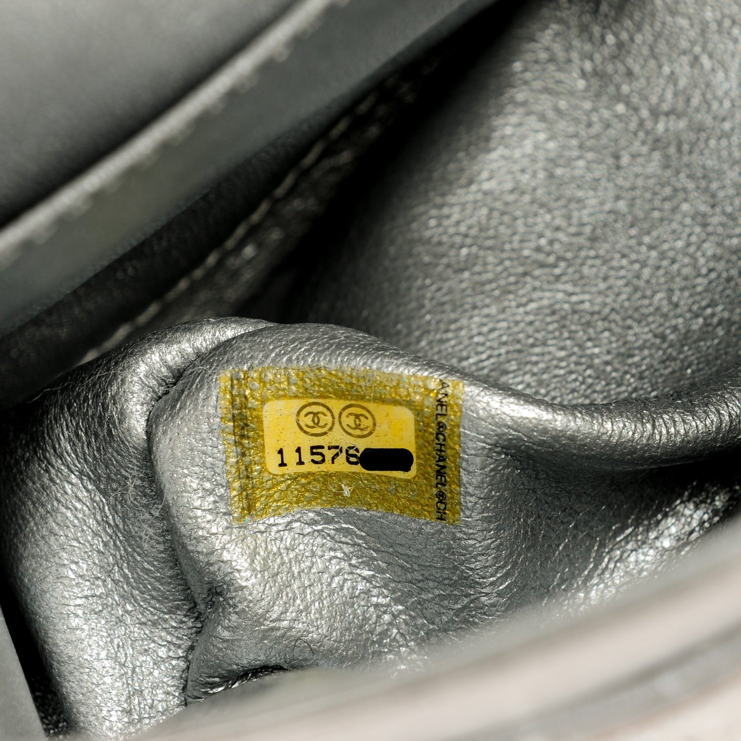 Metallic Calfskin 2.55 Reissue 226 Flap Silver