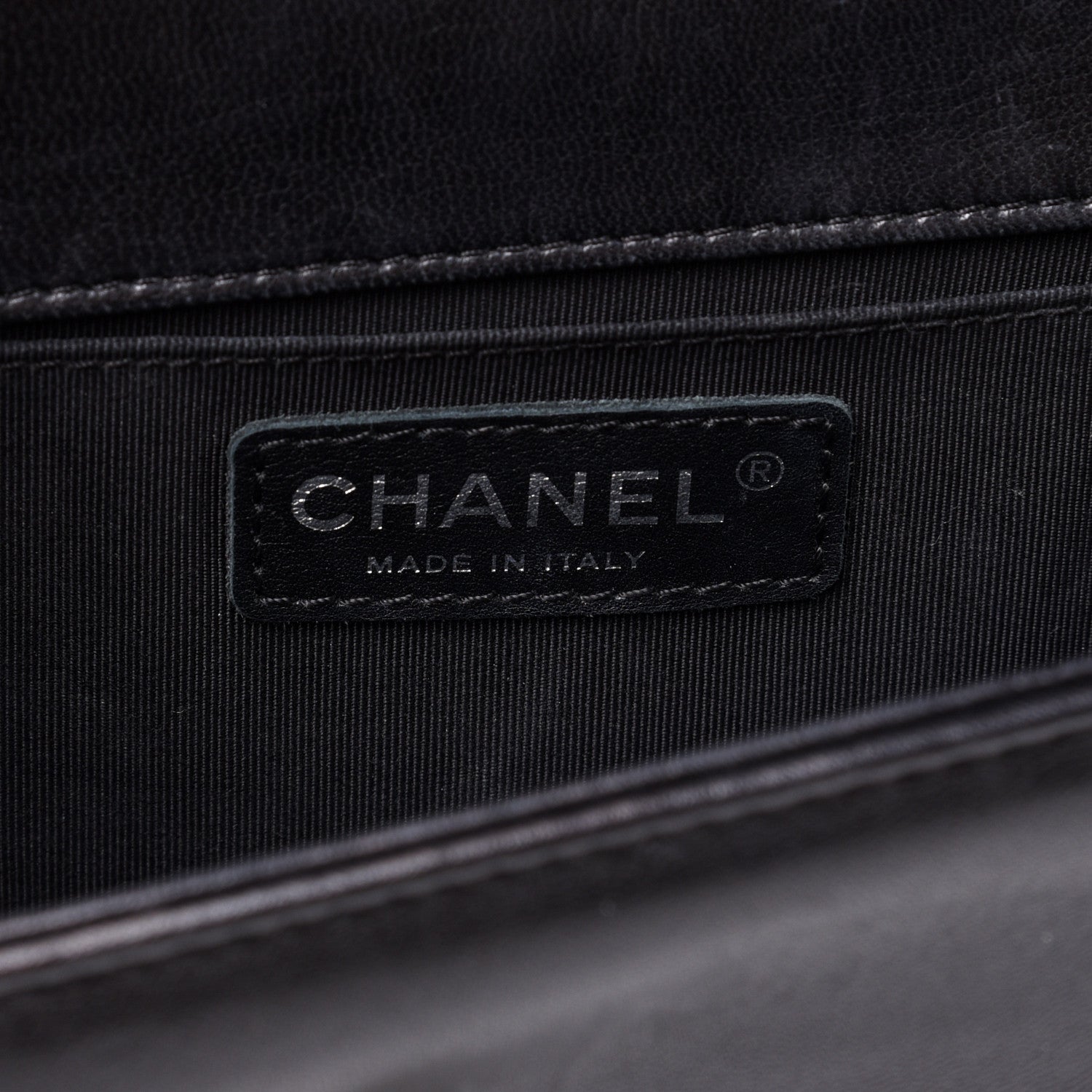 Chanel Calfskin Quilted Medium Boy Flap Black 6 of 17