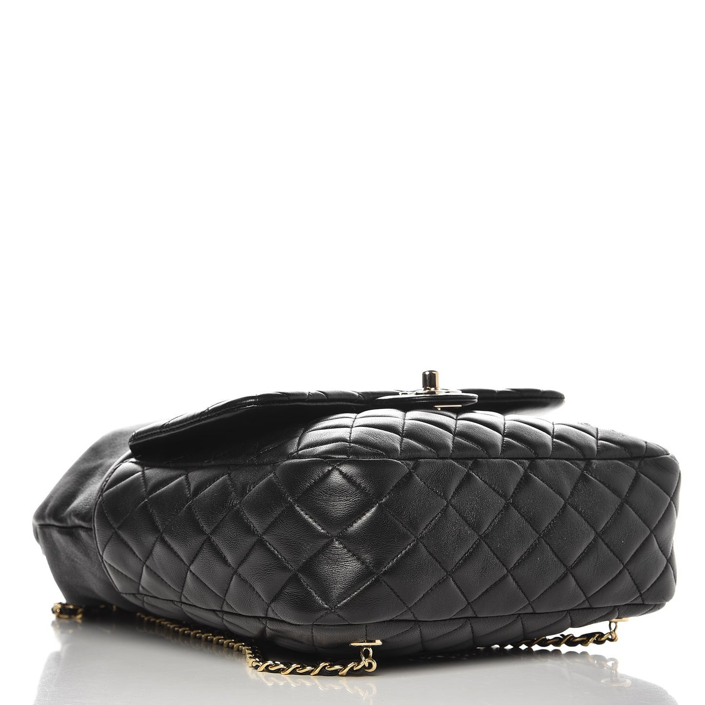 Lambskin Quilted Large In Seoul Backpack Navy