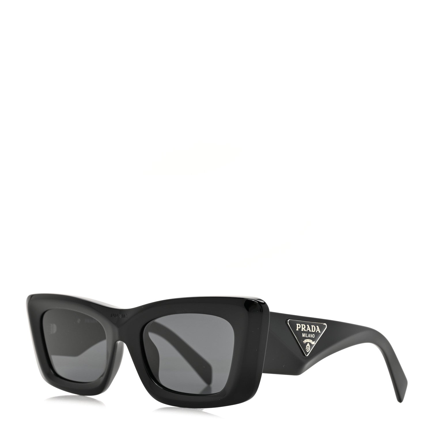 Prada Acetate Symbole Sunglasses SPR 13Z Black 1 of 8
