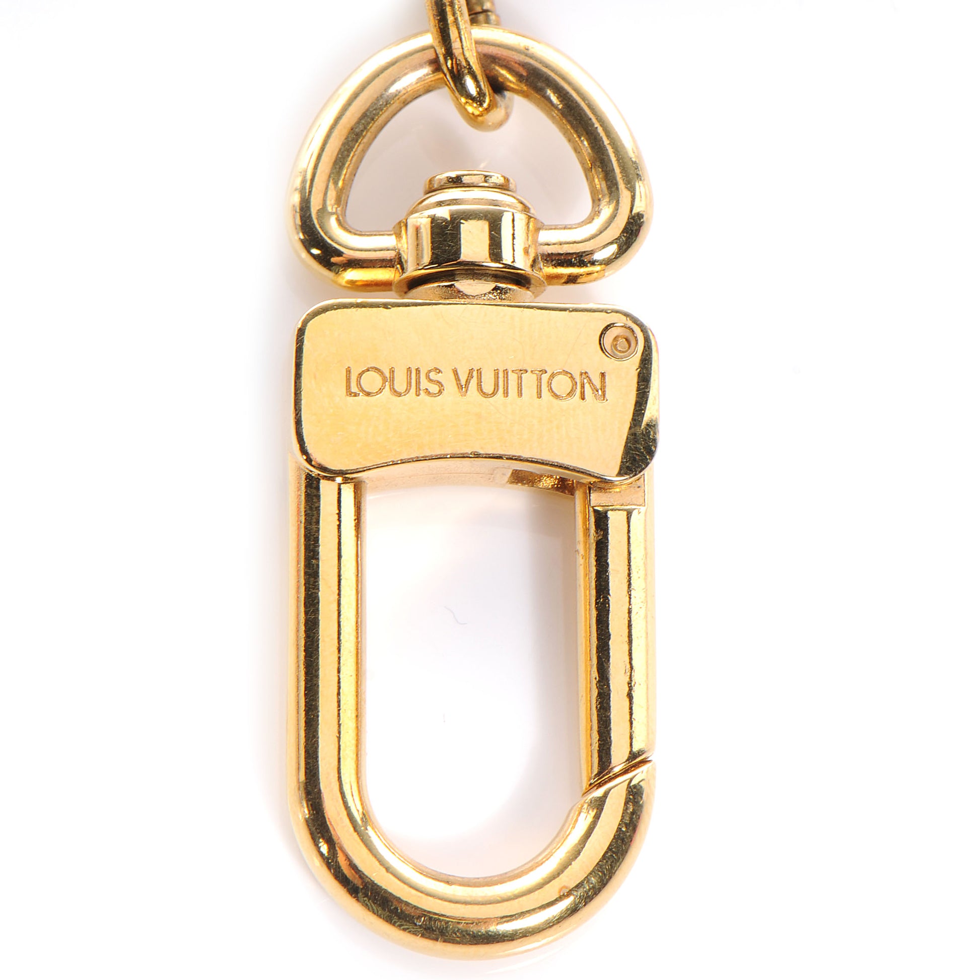Louis Vuitton Pochette Extender Key Ring Gold 3 of 4
