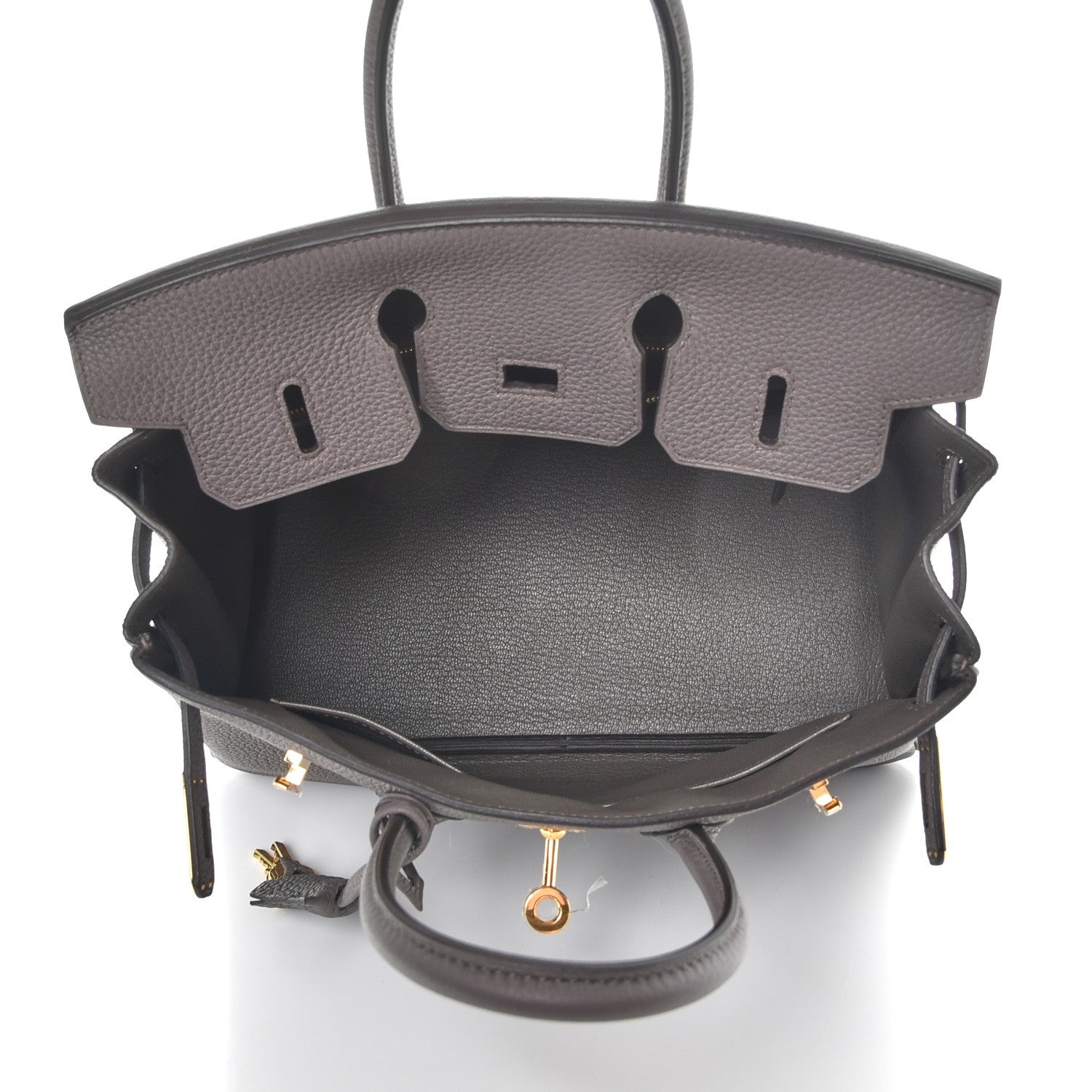 Hermes Togo Birkin 25 Etain 8 of 38