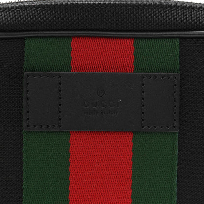 Gucci Canvas Web Slim Belt Bag Black 8 of 10