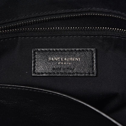 Saint Laurent Crinkled Calfskin Matelasse Monogram Niki Shoulder Bag Storm 6 of 10