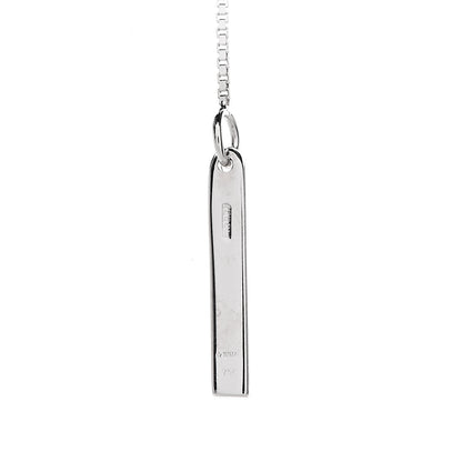 Gucci 18K White Gold 20mm Lariat Necklace 6 of 9