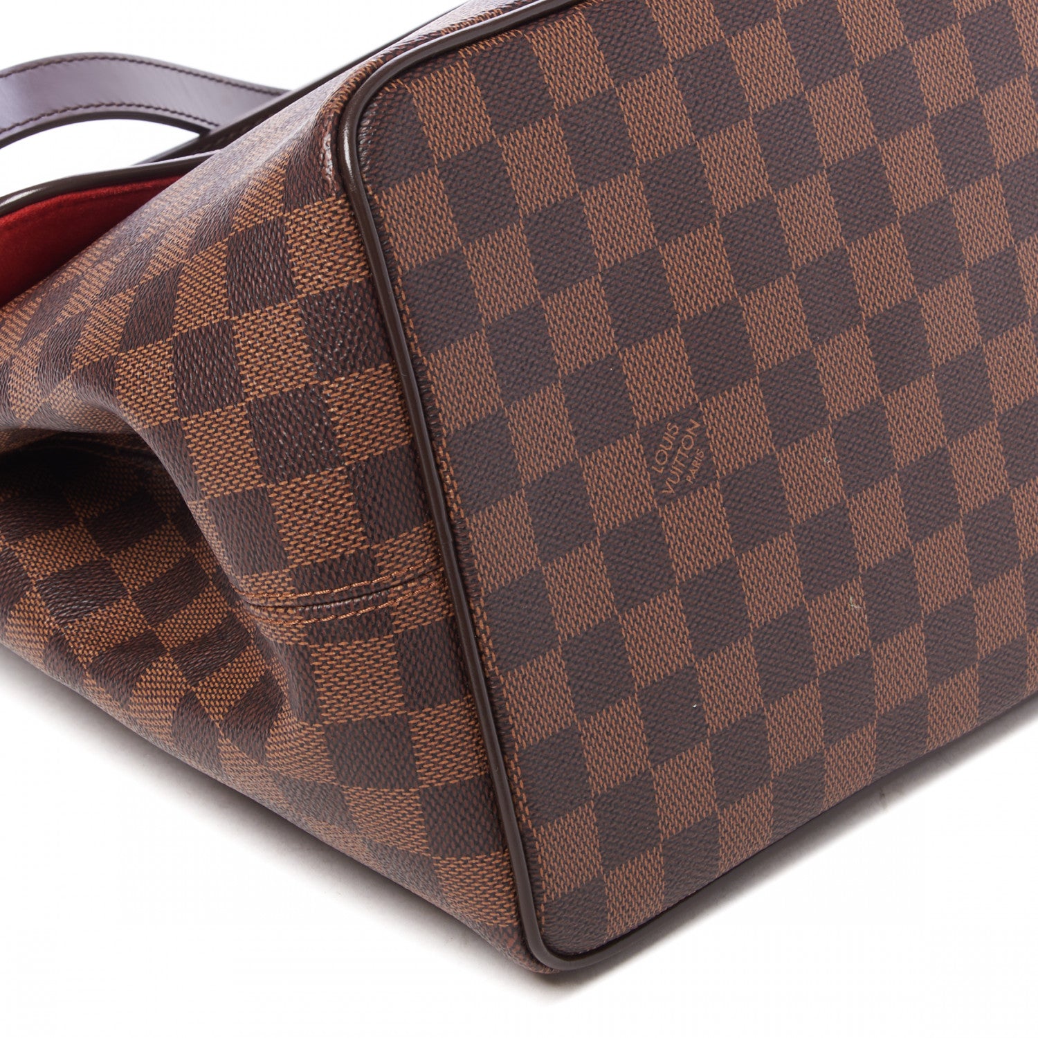 Louis Vuitton Damier Ebene Bergamo MM 5 of 8