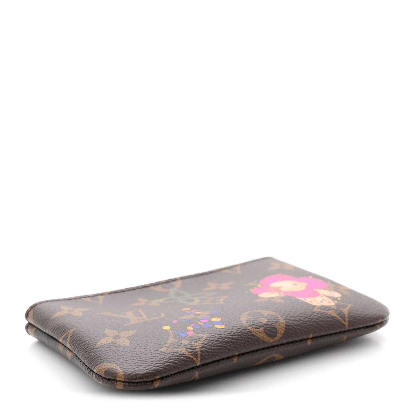 Monogram 2025 Vivienne Winter Holiday Key Pouch S Frozen Orchid