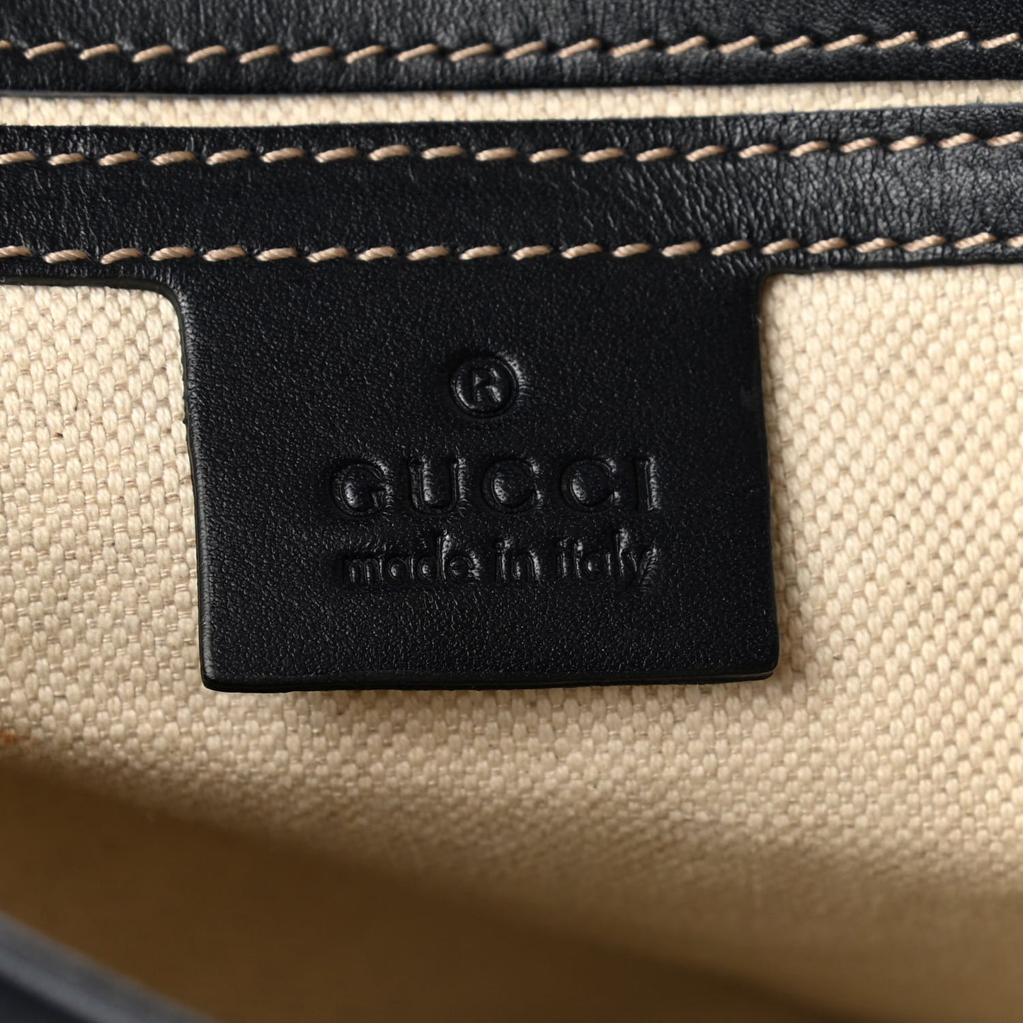 GG Plus Monogram Sellieria Calfskin Small Flap Messenger Bag Beige Blue