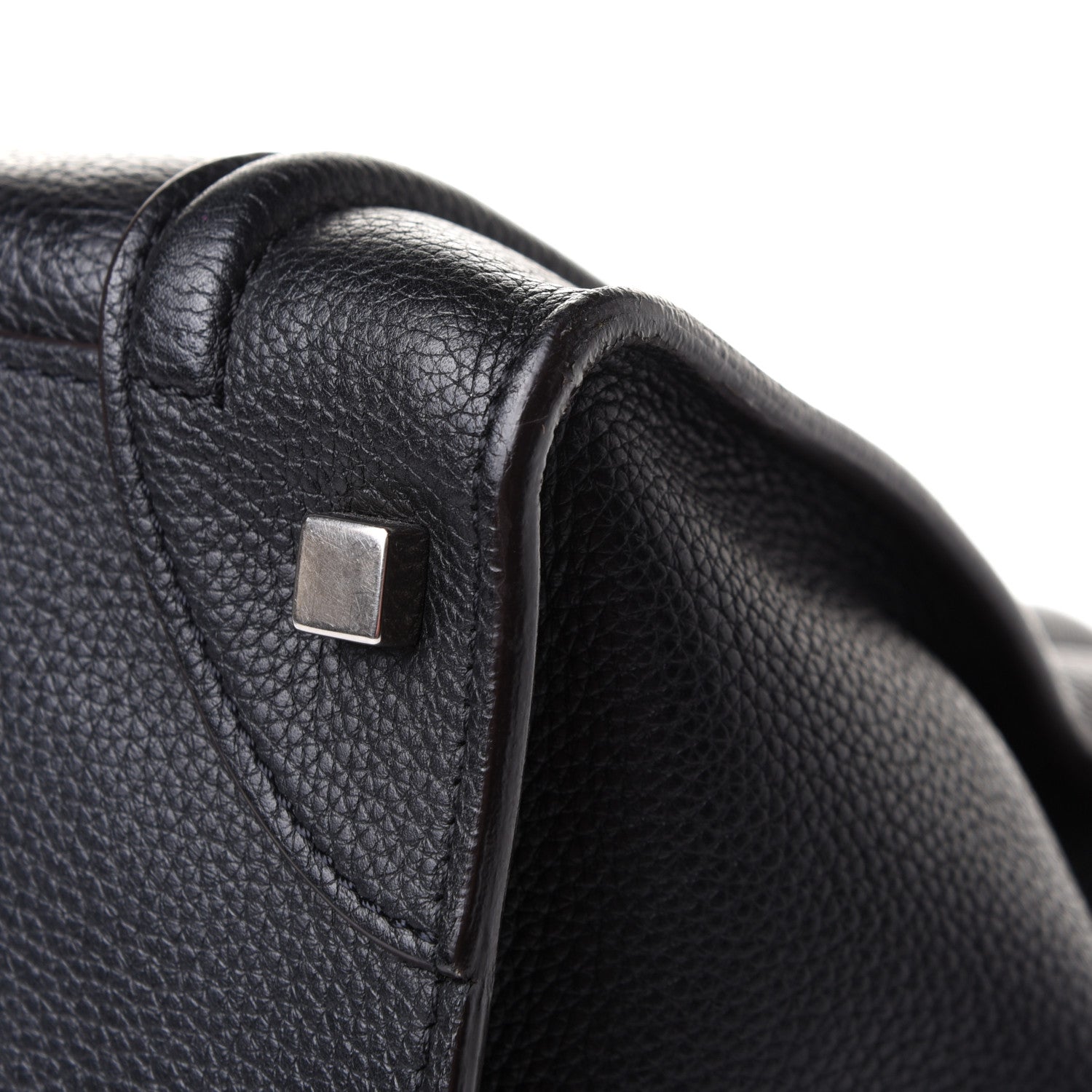 Celine Drummed Calfskin Mini Luggage Black 11 of 11