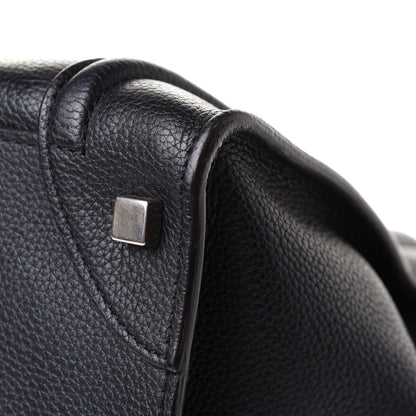 Celine Drummed Calfskin Mini Luggage Black 11 of 11