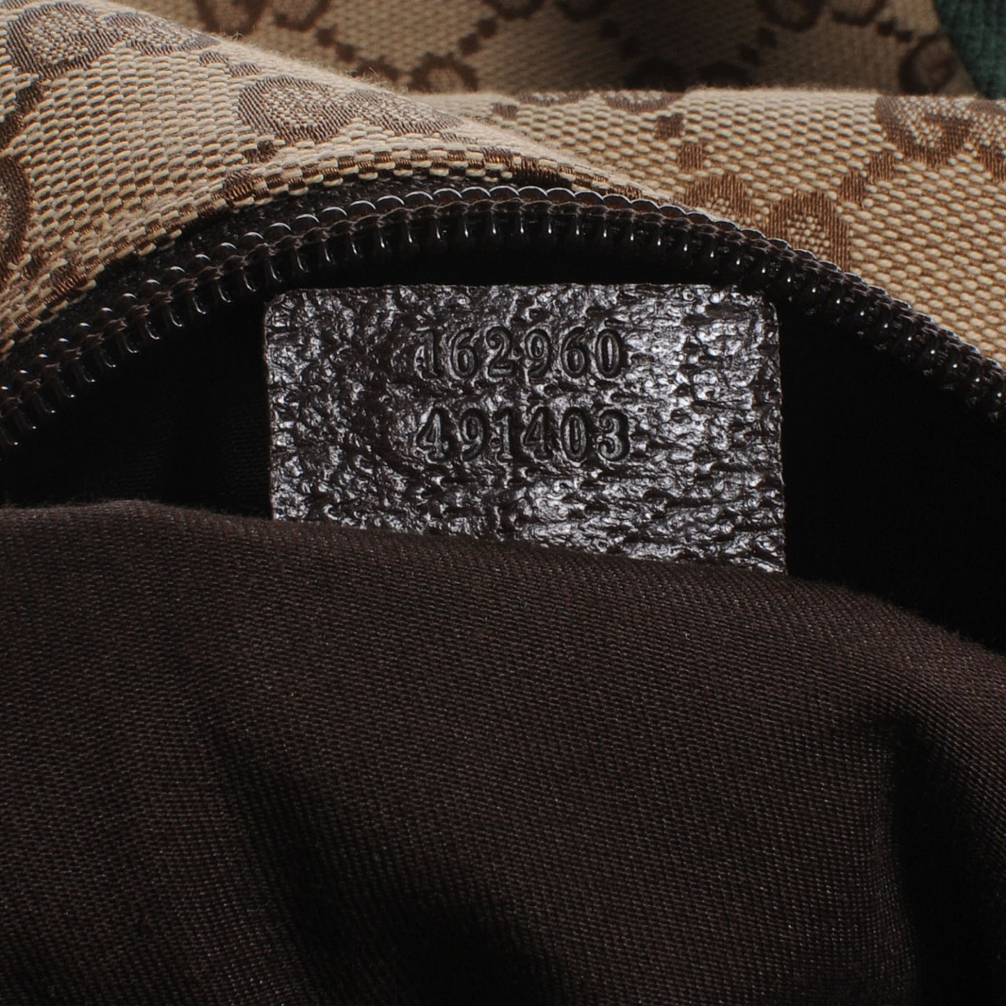 GG Monogram Web Large Collapsible Carry On Duffle Beige Brown
