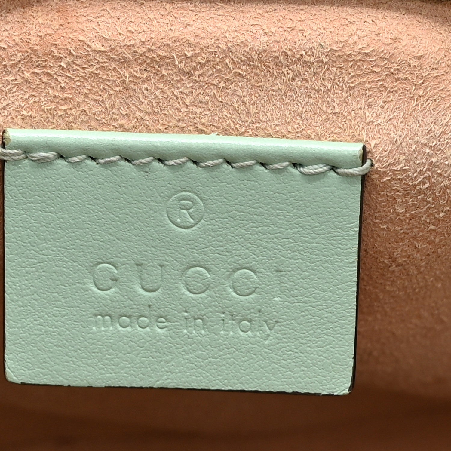 Gucci Calfskin Matelasse Diagonal Mini GG Marmont Top Handle Shoulder Bag Multicolor Pastel 6 of 11