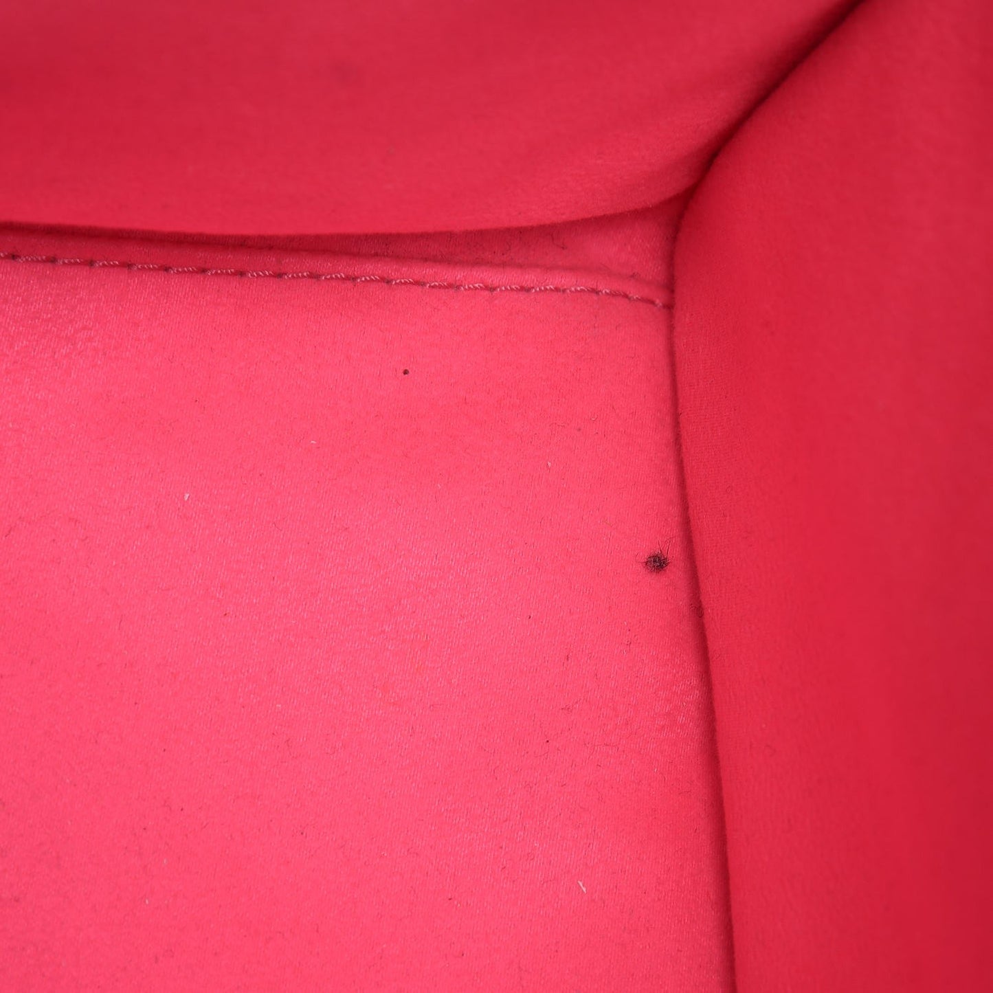 Drummed Calfskin Mini Luggage Fluo Pink