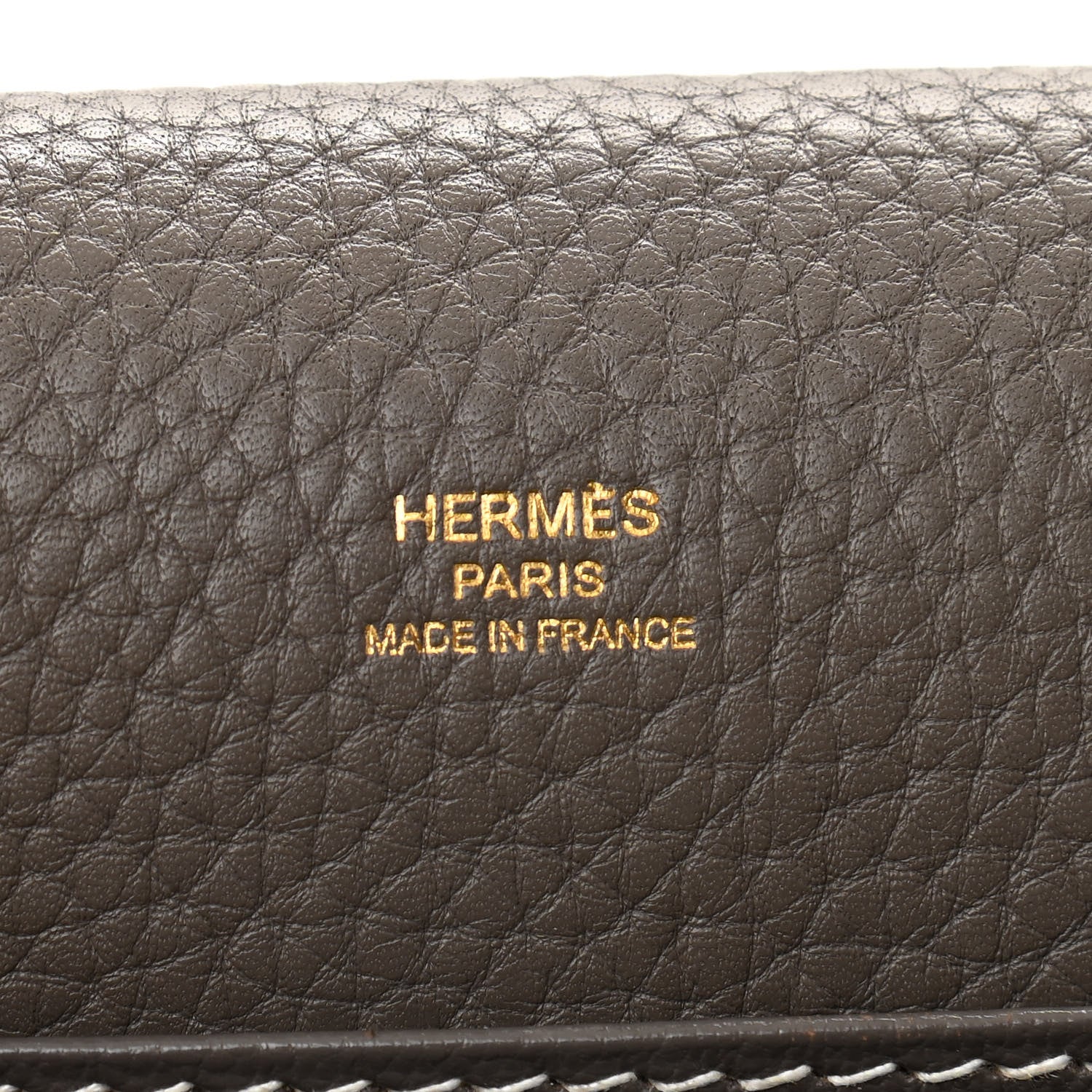 Hermes Taurillon Clemence Sac Roulis 23 Etain 6 of 11