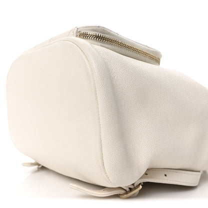 Chanel Caviar Quilted Business Affinity Backpack White 10 of 10