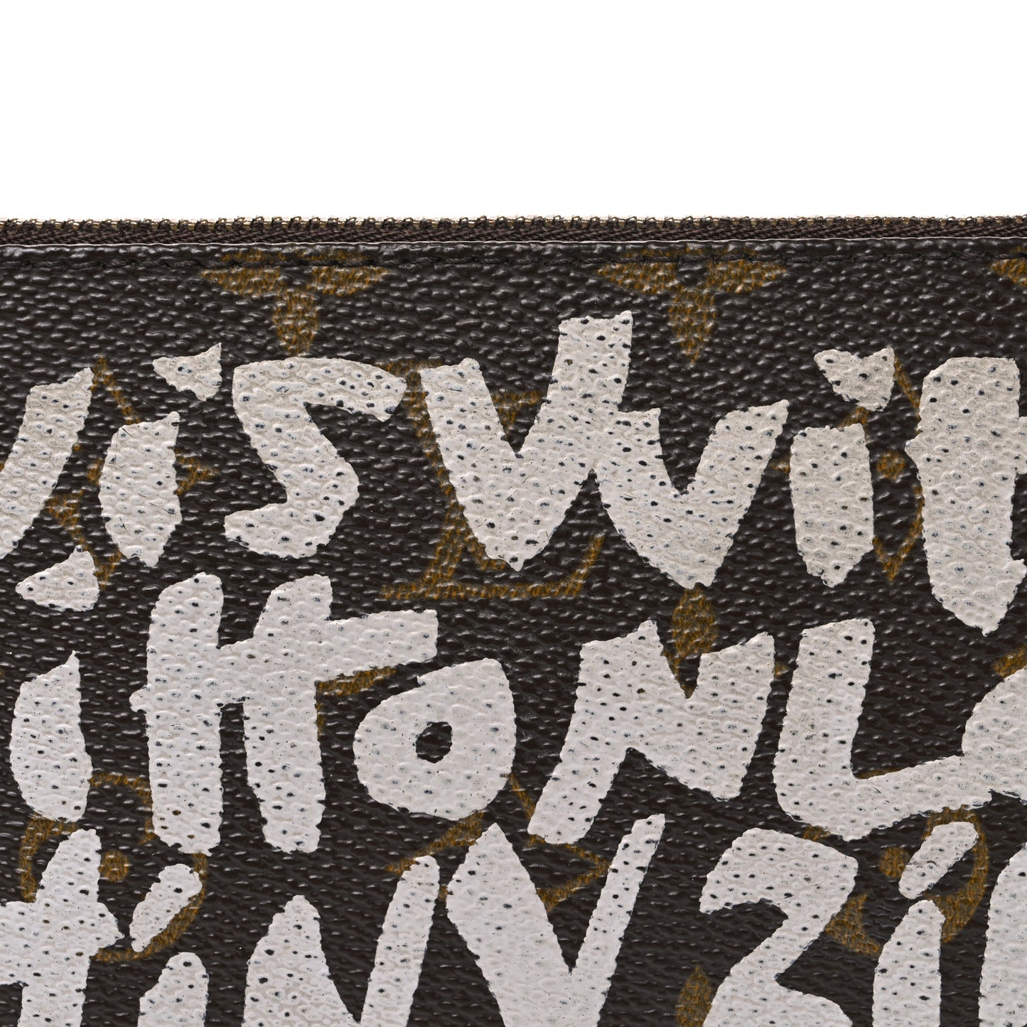 Monogram Graffiti Pochette Accessories Silver