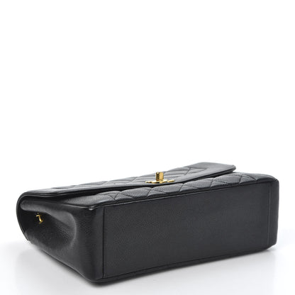 Chanel Caviar Quilted Medium Single Flap Black 3 of 12
