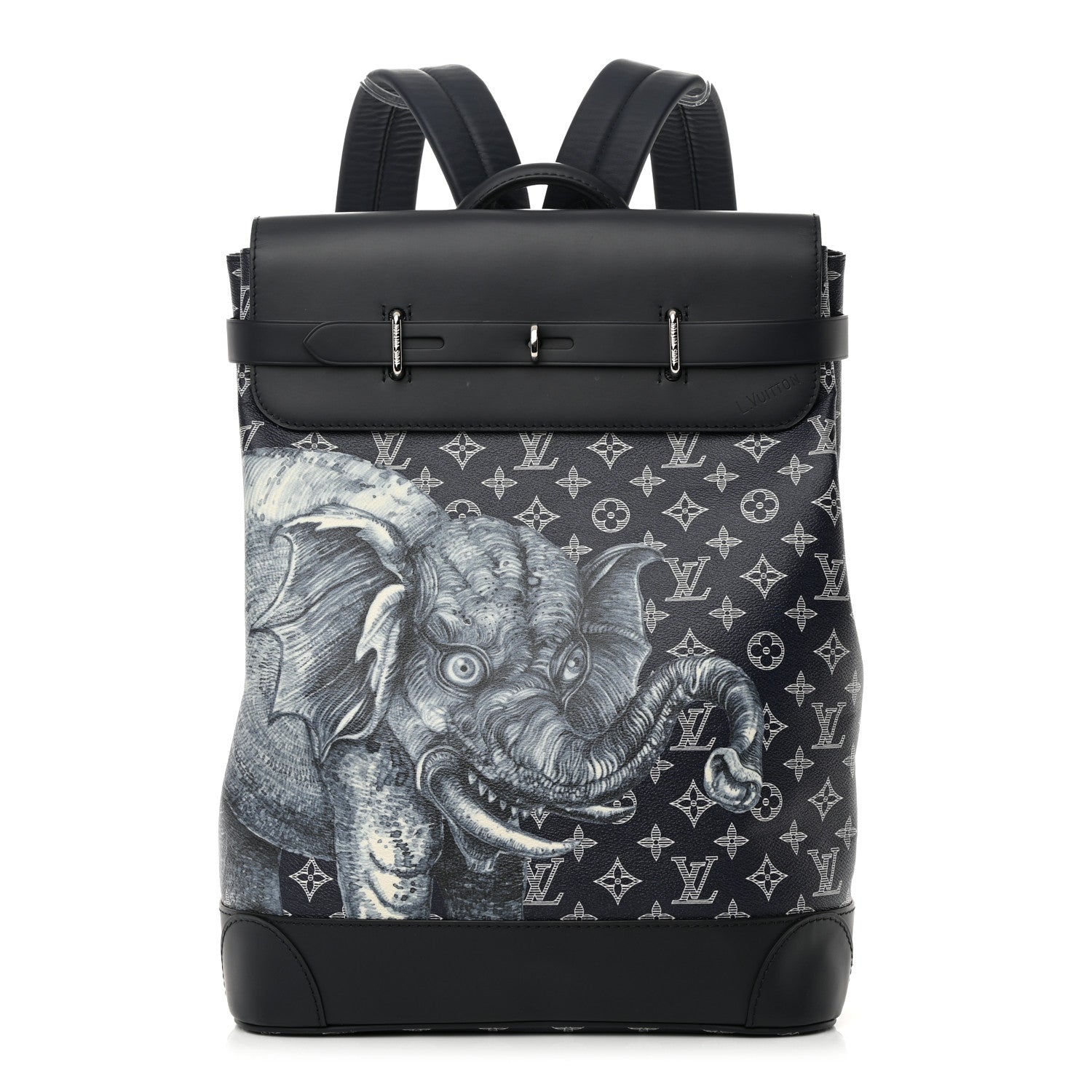 Louis Vuitton Savane Monogram Elephant Chapman Steamer Backpack Encre 1 of 17
