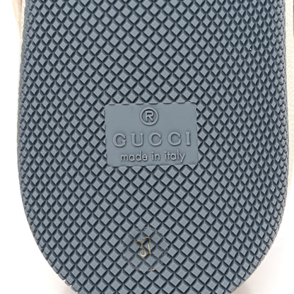 Gucci Moire Fabric Nubuck Web Womens Screener Sneakers 37 Cinnamon Dusty Milk New Lavender 6 of 8