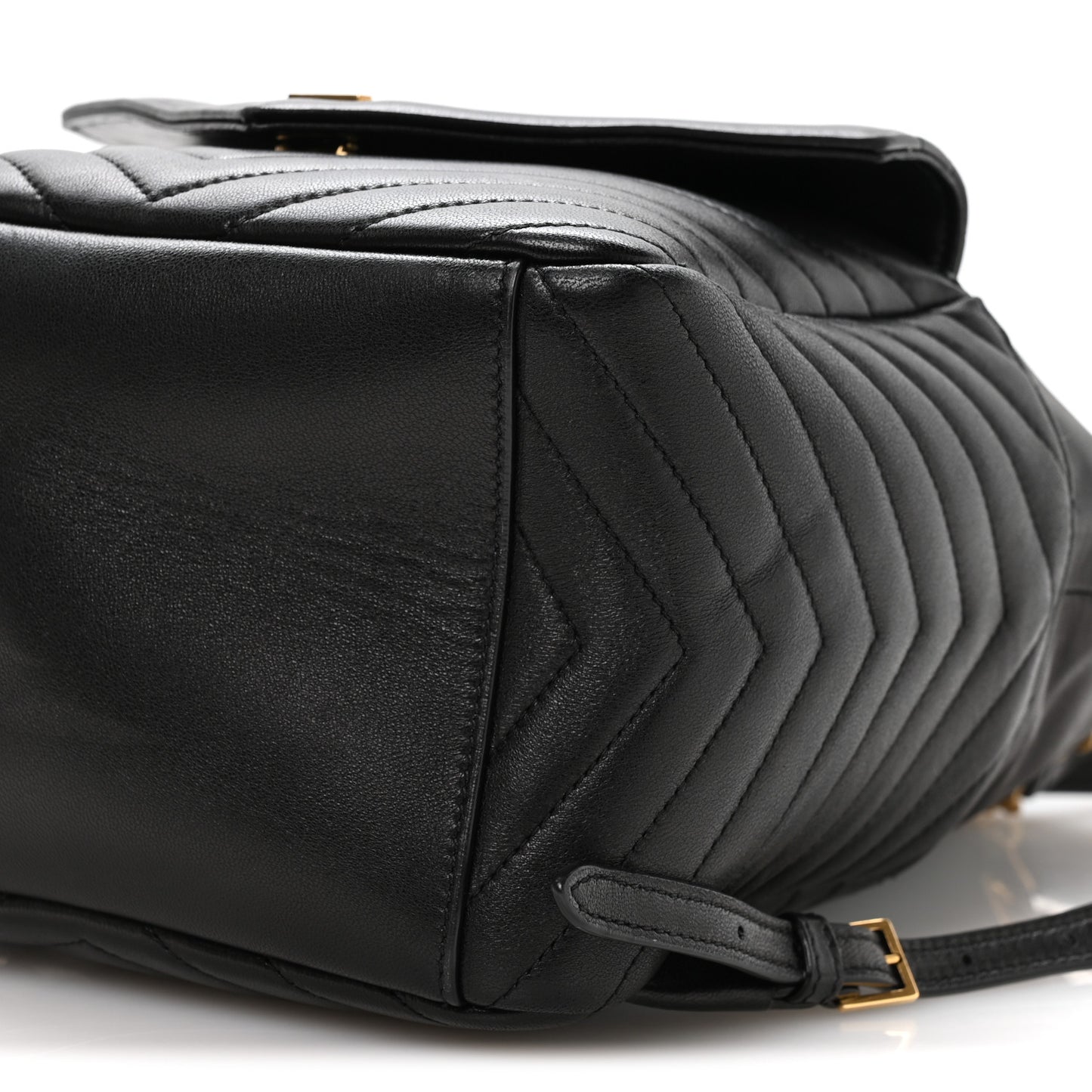 Lambskin Matelasse Monogram Joe Backpack Black